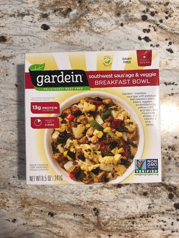 photo of Gardein Southwest Saus’age & Veggie Breakfast Bowl shared by @dianna on  22 Jun 2019 - review