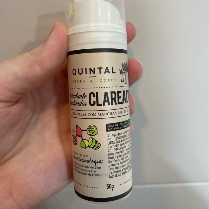 photo of Quintal Dermocosméticos Hidratante Finalizador shared by @thatoninatto on  05 May 2022 - review