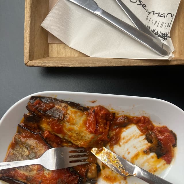 Photo of the dish “Parmigiana di melanzane vegana”