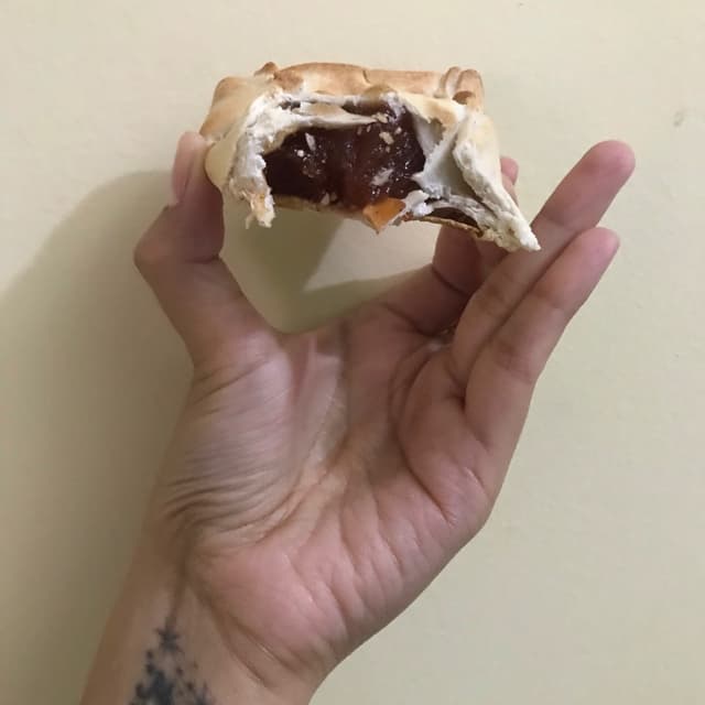 「pastelito vegano de membrillo」の料理の写真