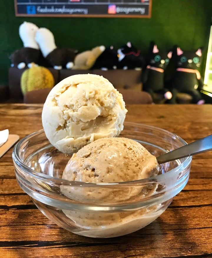 review photo of Cozy Corner by NomVnom 2 scoops of vegan ice cream shared by @pandamuses on 30 Jul 2018 - review