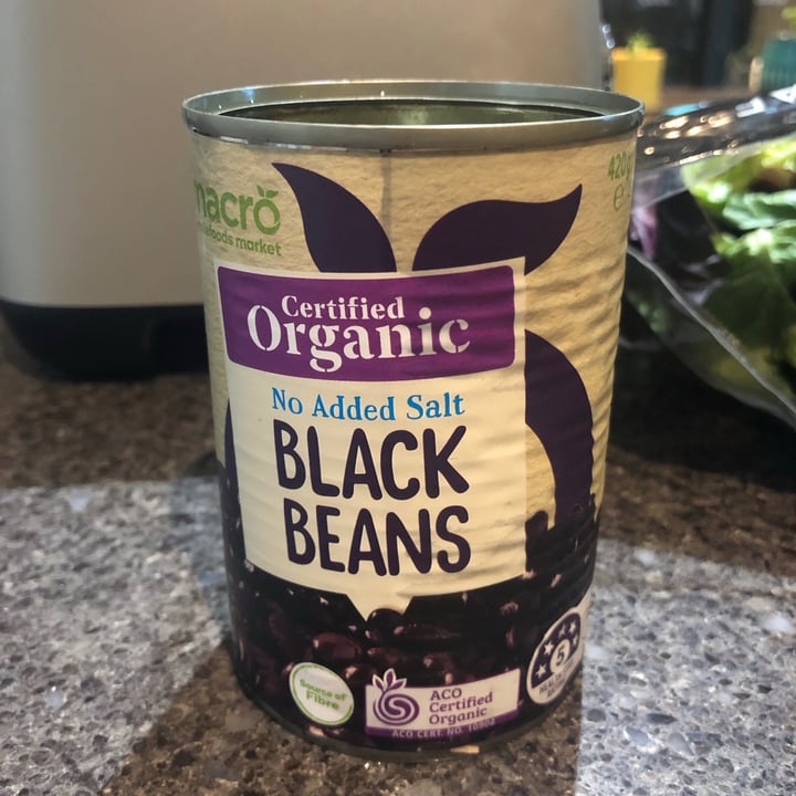 photo of Macro Wholefoods Market Black Beans shared by @min24 on  15 Aug 2021 - review