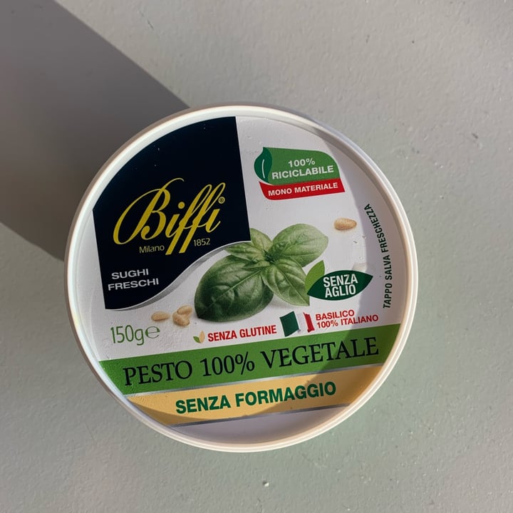 review photo of Biffi Pesto 100% Vegetale Senza Formaggio shared by @denf on 09 Dec 2021 - review
