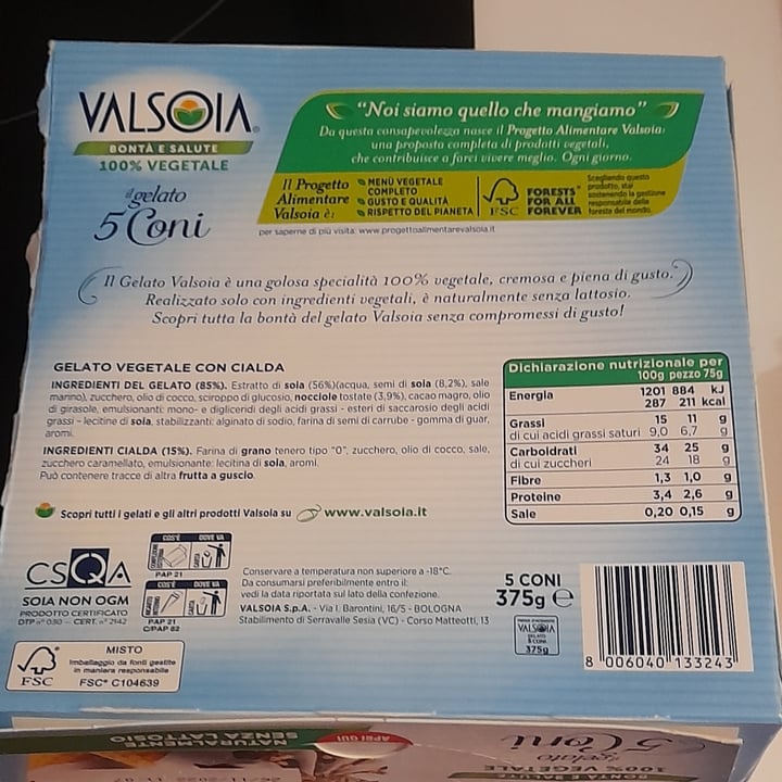 photo of Valsoia il Gelato 5 Coni shared by @queenzel on  18 Jun 2022 - review