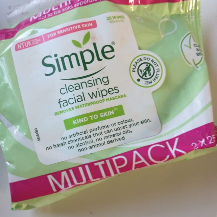 photo of Simple Cleansing Wipes shared by @lillywood86 on  26 Sep 2021 - review