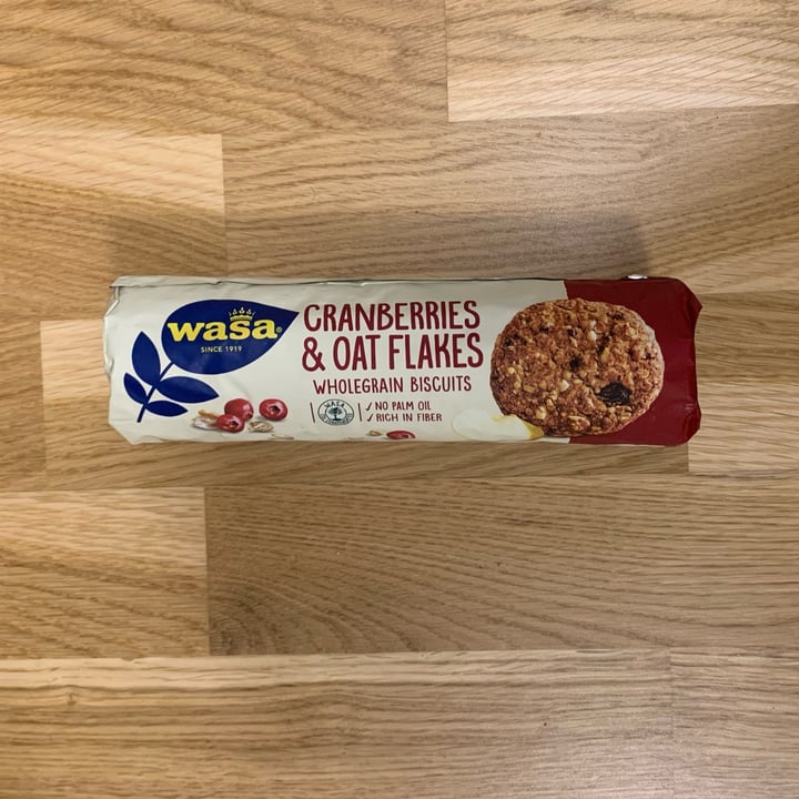 photo of Wasa Cranberries & Oat flakes shared by @mottalav on  23 Jan 2022 - review