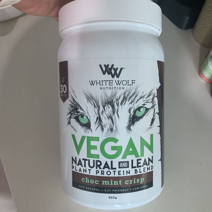 photo of White Wolf Nutrition Vegan choc Mint Crisp shared by @juliefrom on  05 Nov 2020 - review