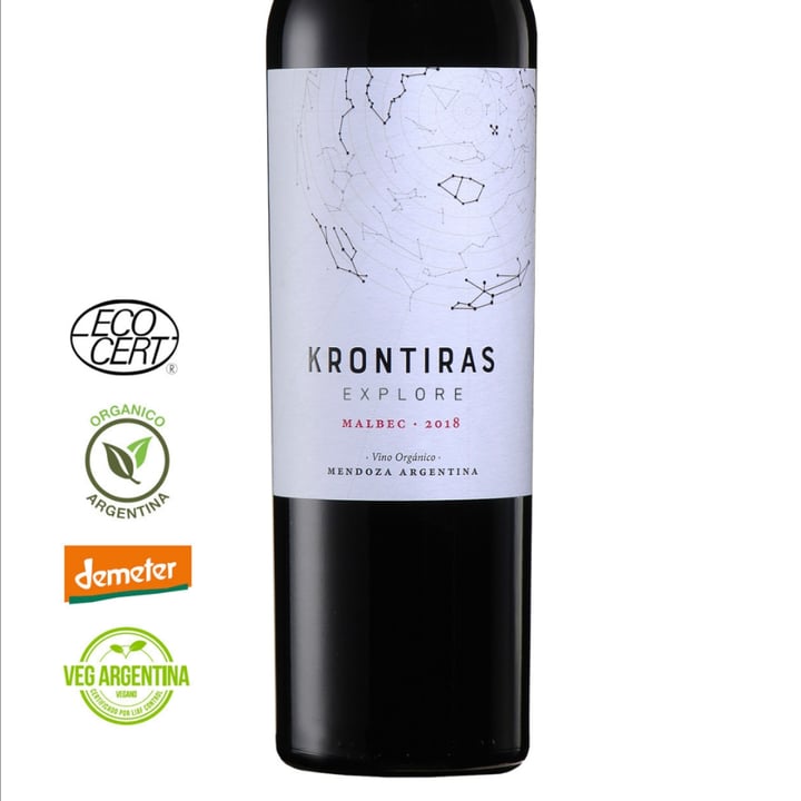 photo of krontiras Vino Tinto Organico Krontiras Explore shared by @lihuenaillen on  10 Jul 2022 - review