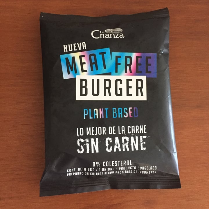 photo of La Crianza Meat Free Burger shared by @mayaserana on  02 Dec 2020 - review