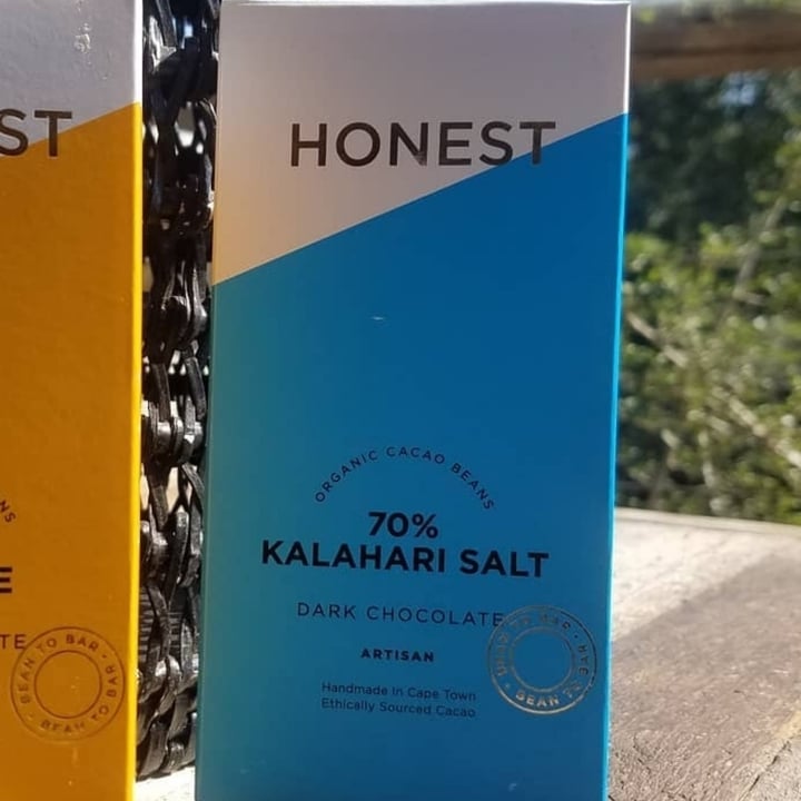 photo of Honest Chocolate 70% Kalahari Salt shared by @danikataylor on  10 Nov 2020 - review