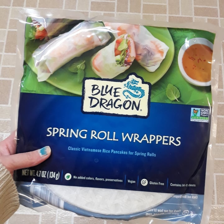 photo of Blue Dragon Spring Roll Wrappers shared by @hannahamell on  22 Nov 2021 - review