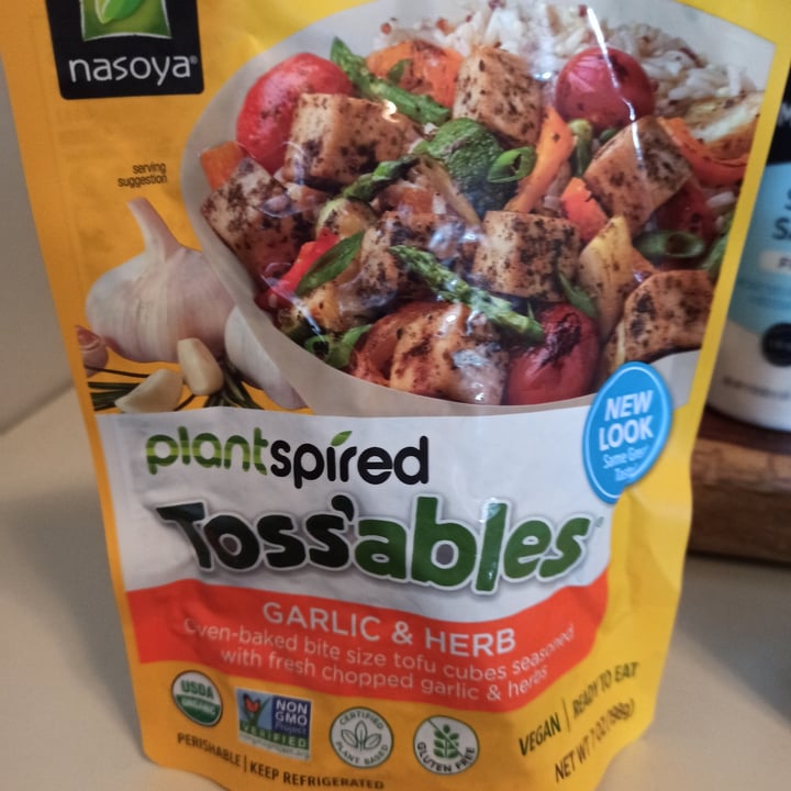photo of Nasoya plantspired garlic and herb tossables shared by @thursdayish on  11 Nov 2021 - review