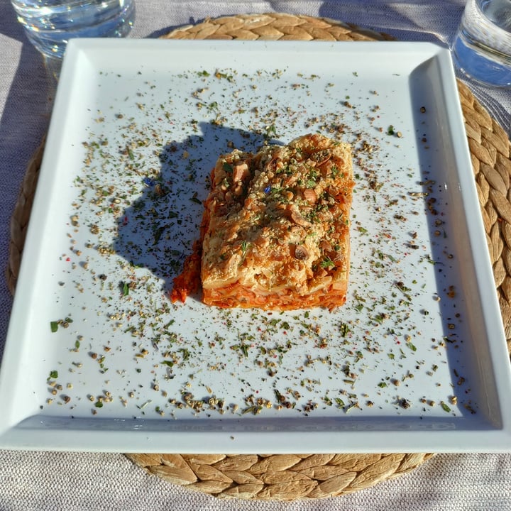 photo of Al Tiglio cucina naturale / Ristorante Veg Lasagna al Ragû Veg shared by @mikipale on  15 Mar 2022 - review