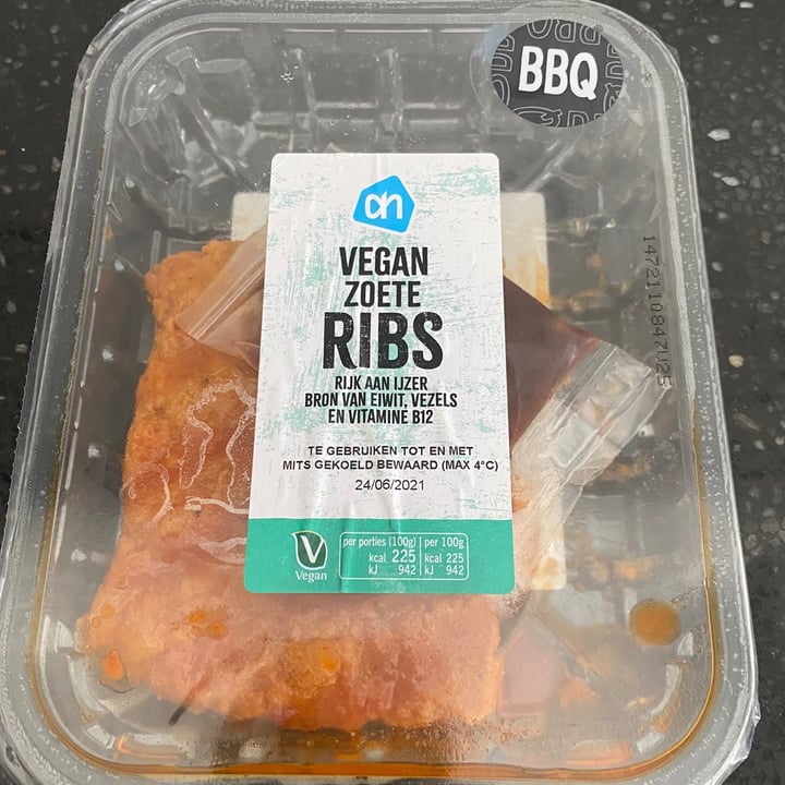 review photo of Albert Heijn AH Vegan zoete ribs shared by @avetylea on 18 Jun 2021 - review