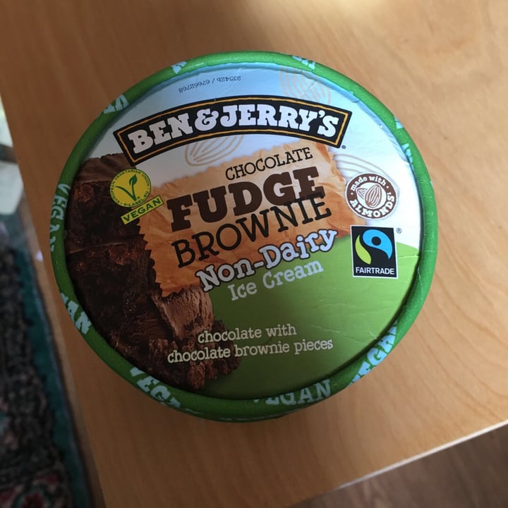 photo of Ben & Jerry's Chocolate Fudge Brownie Non-Dairy Ice Cream shared by @clairebustin on  07 Jul 2019 - review
