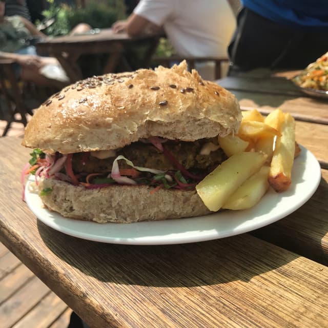 Photo of the dish “Hamburguesa de lentejas”