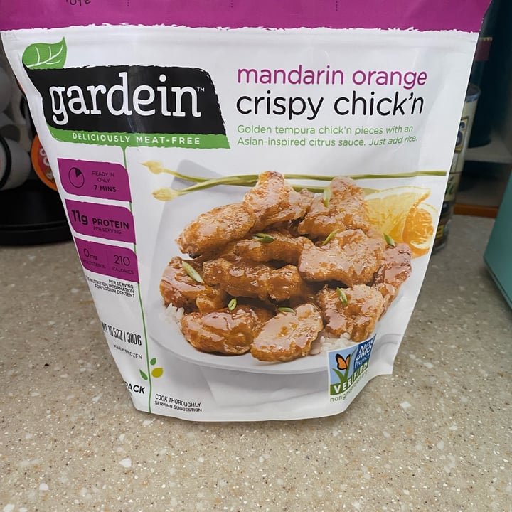 photo of Gardein Mandarin Orange Crispy Chick’n shared by @heyveggy on  08 May 2022 - review