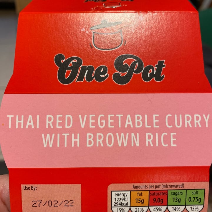 photo of One Pot Red Thai style vegetable curry with brown rice shared by @stace197015 on  01 Mar 2022 - review