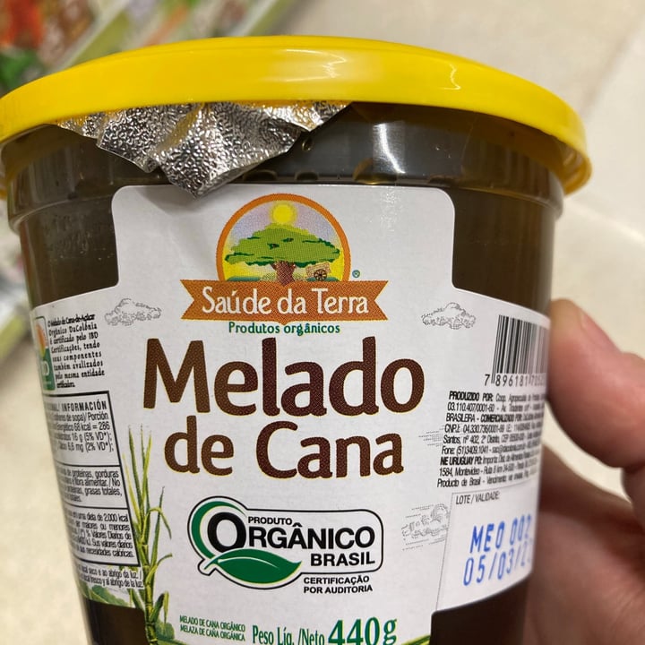 photo of Saúde da Terra Melado Orgânico shared by @nanamoreira on  24 Jul 2021 - review