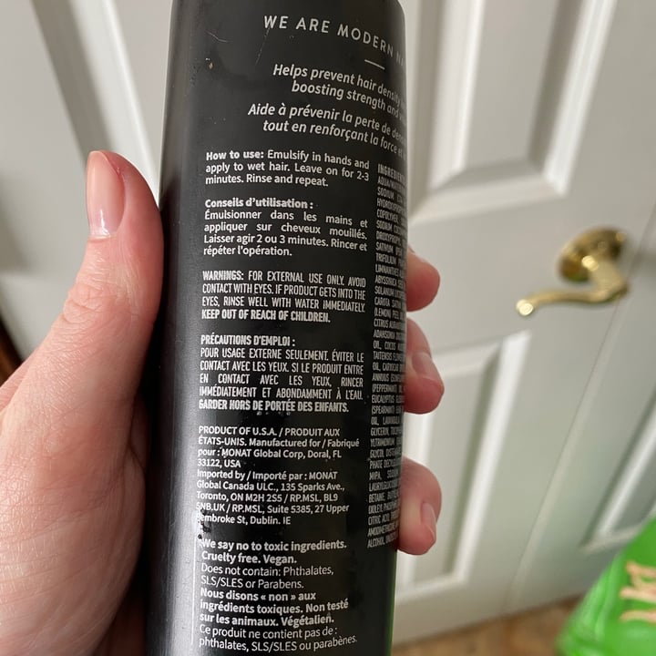 photo of MONAT Global Intense repair shampoo and conditioner shared by @livv on  25 Feb 2021 - review