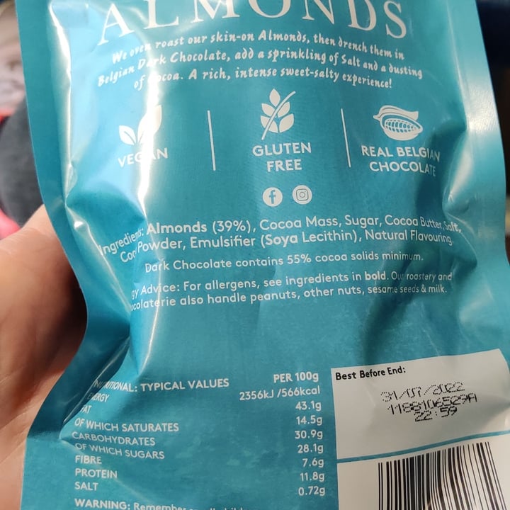 photo of Forest Feast Salted Dark Chocolate Almonds shared by @nylalt on  18 Jul 2021 - review