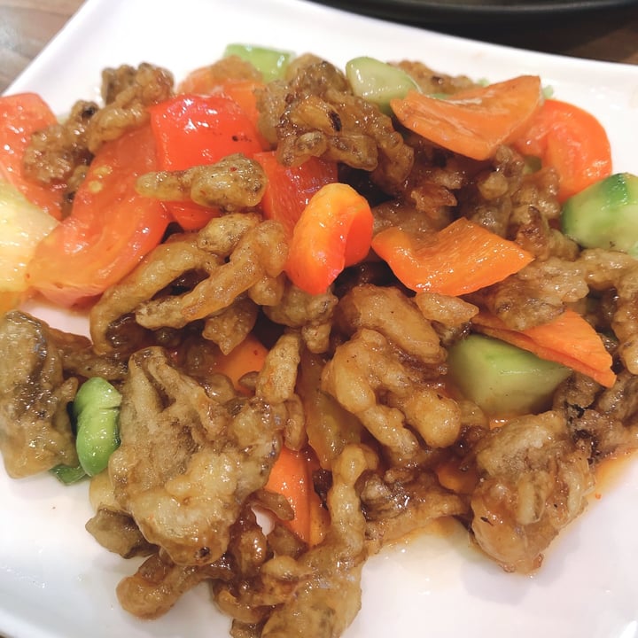 photo of Green Age 菩提素 (Permanently closed) Sweet and sour mushroom shared by @yvonnengmh on  01 Feb 2021 - review