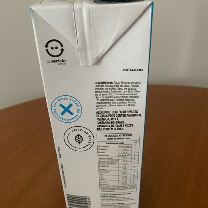 photo of NotCo Not Milk Semi shared by @cr-vegan on  07 May 2022 - review