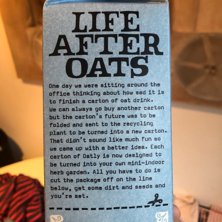 photo of Oatly Oat Milk Semi shared by @southernveganupnorth on  30 Jan 2020 - review