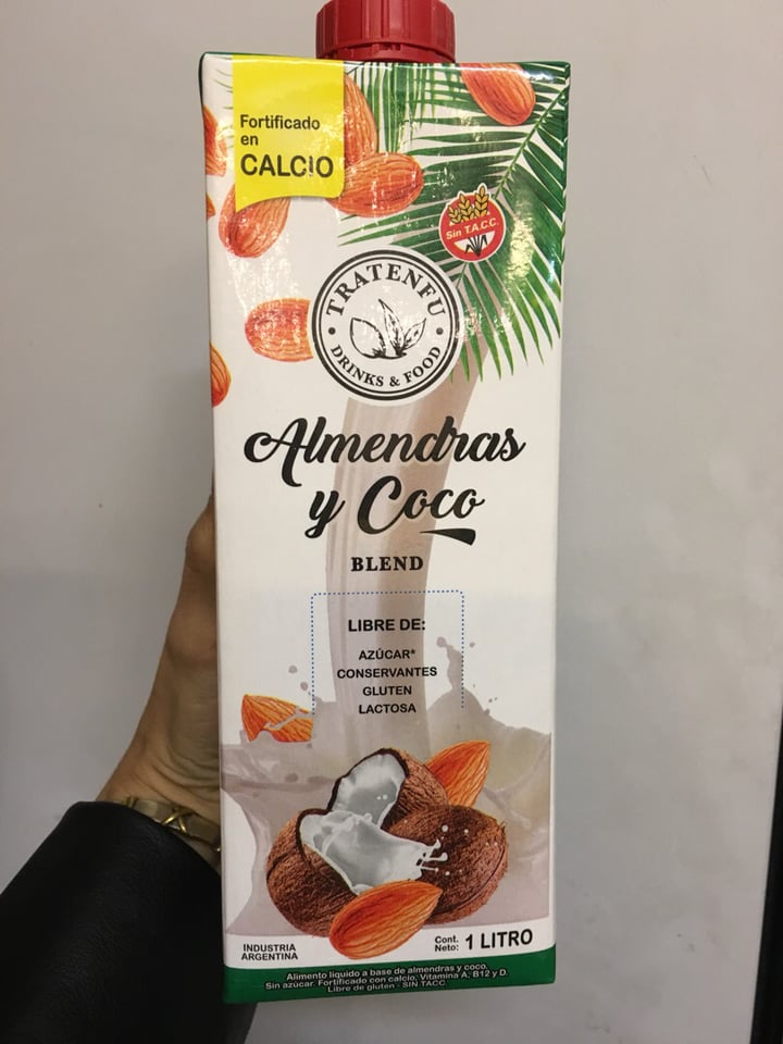 photo of Tratenfu Leche de Almendras y Coco shared by @rominanotero on  01 Aug 2019 - review