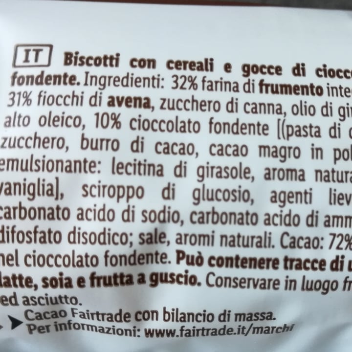 photo of Realforno Biscotti Cereali E Gocce Di Cioccolato shared by @kimomo on  02 Jul 2022 - review
