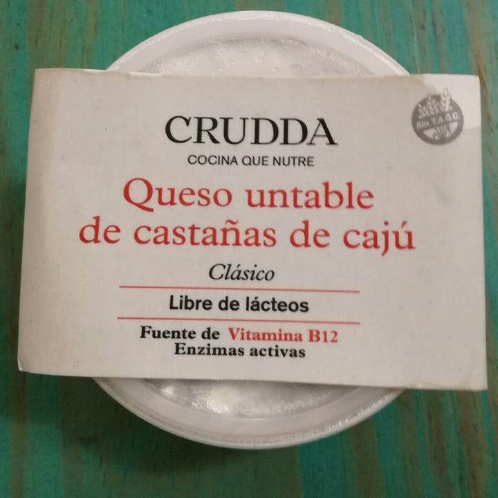 photo of Crudda Queso Untable de Castañas de Caju shared by @tatianamara on  30 May 2020 - review