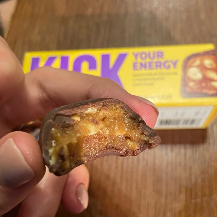 review photo of KICK your energy Арахисовый баточник в карамельном шоколаде shared by @madvegbabe on 16 Feb 2022 - review