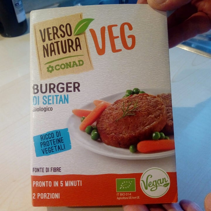 Verso Natura Conad Veg Burger Di Seitan Biologico Review abillion