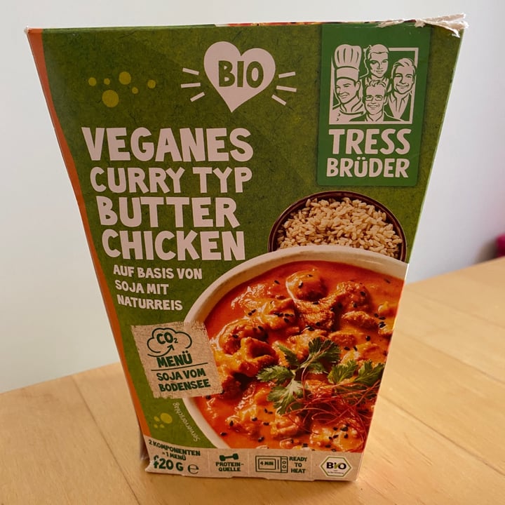 photo of Tress Brüder Veganes Curry Typ Butter Chicken shared by @loupink on  22 May 2022 - review