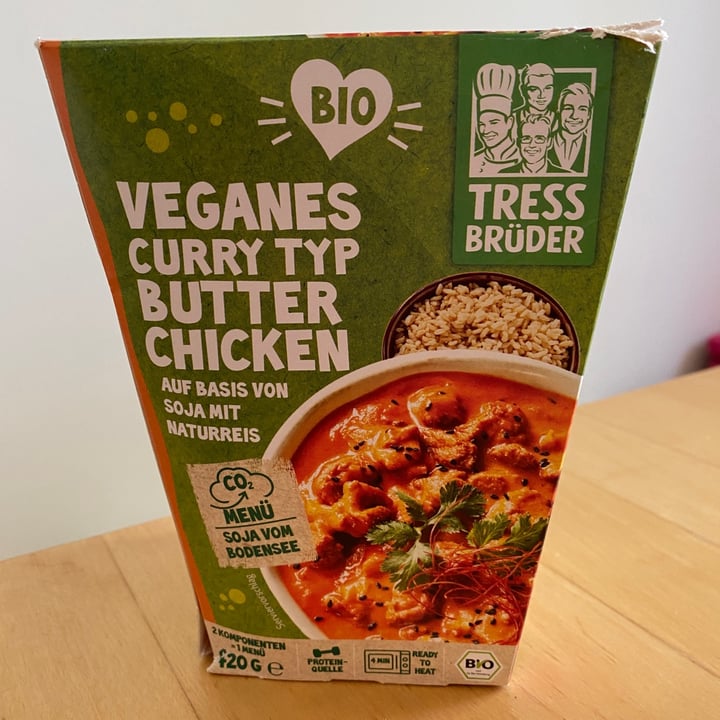 review photo of Tress Brüder Veganes Curry Typ Butter Chicken shared by @loupink on 22 May 2022 - review