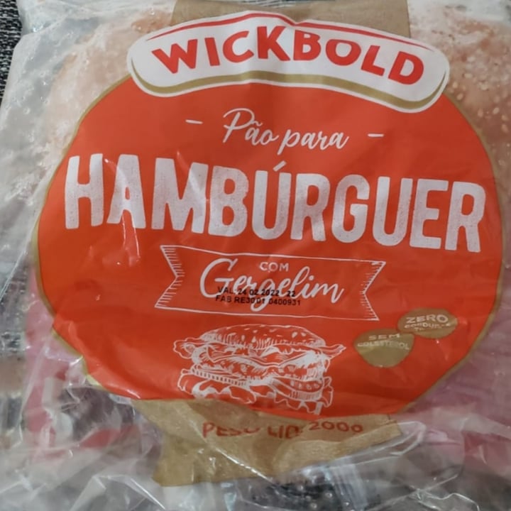 photo of Wickbold Pão para hambúrguer com gergelim shared by @flaviacassas on  05 May 2022 - review