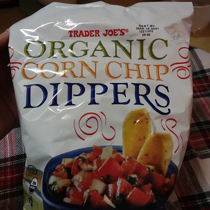 photo of Trader Joe's Organic Corn chip dippers shared by @littlepea on  01 Jan 2021 - review