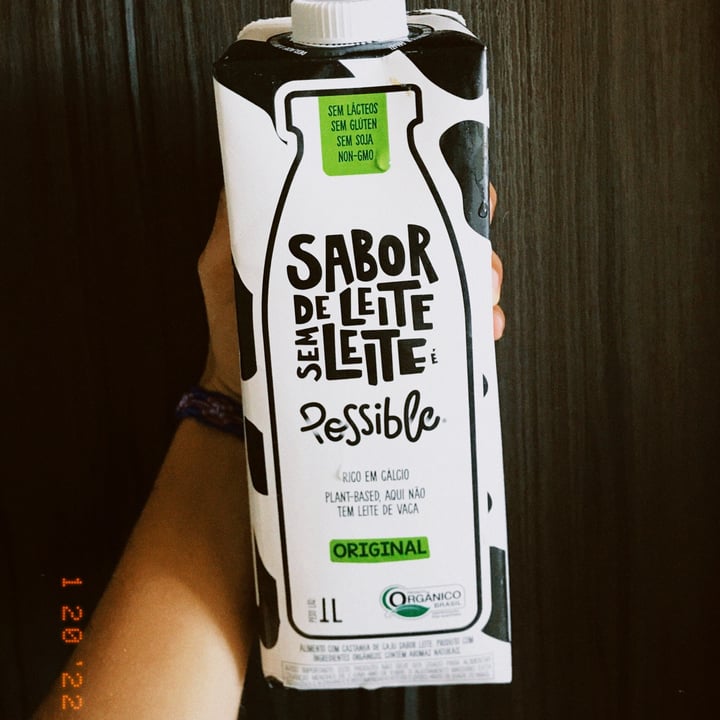 photo of Positive brands Possible plant based leite sem leite shared by @eloveg on  22 Jan 2022 - review