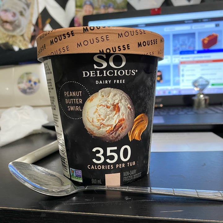 review photo of So Delicious Dairy Free Chocolate Peanut Butter Swirl shared by @slimkim24 on 12 May 2022 - review