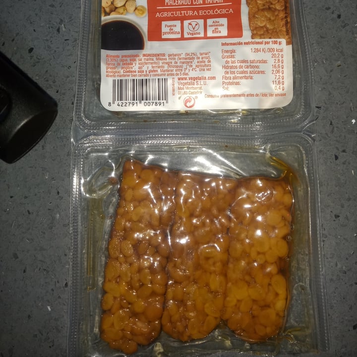 review photo of Vegetalia Tempeh marinado en tamari shared by @begoveg on 29 May 2022 - review