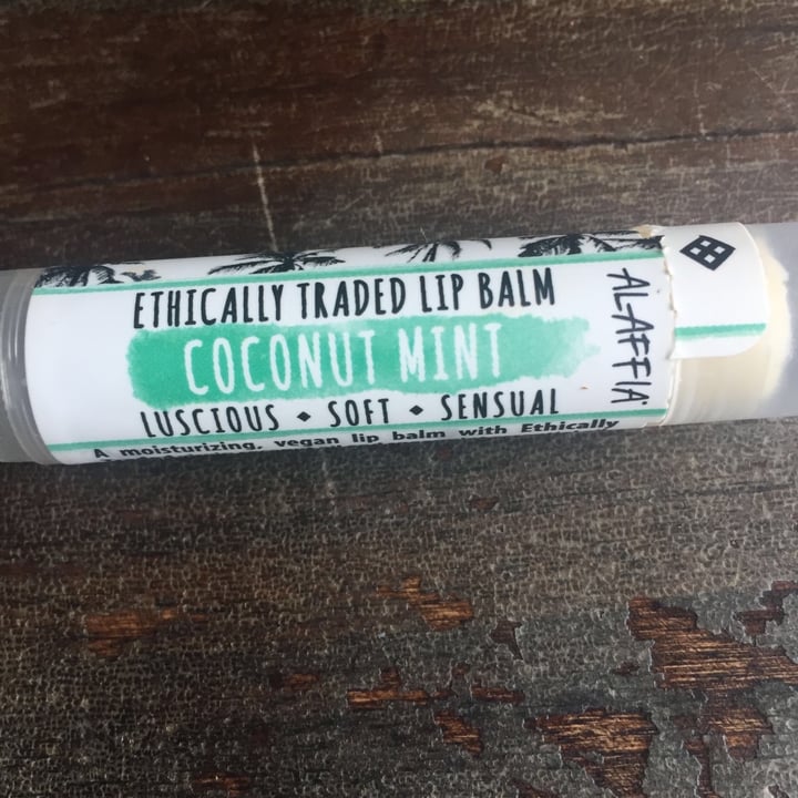 photo of Alaffia Coconut Mint Ethically Traded Lip Balm shared by @aprilrain on  19 May 2020 - review