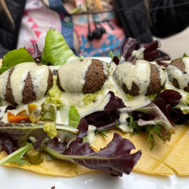 Foto do prato “Falafel Fala-cia”