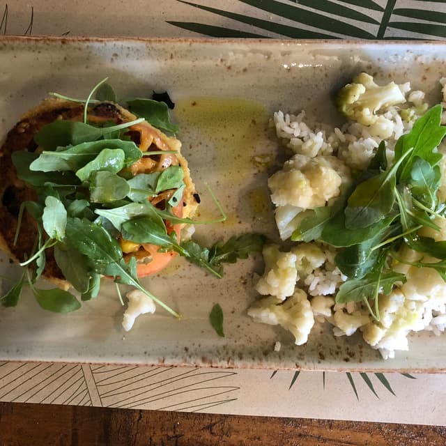 Photo of the dish “Hamburguesa de garbanzos”