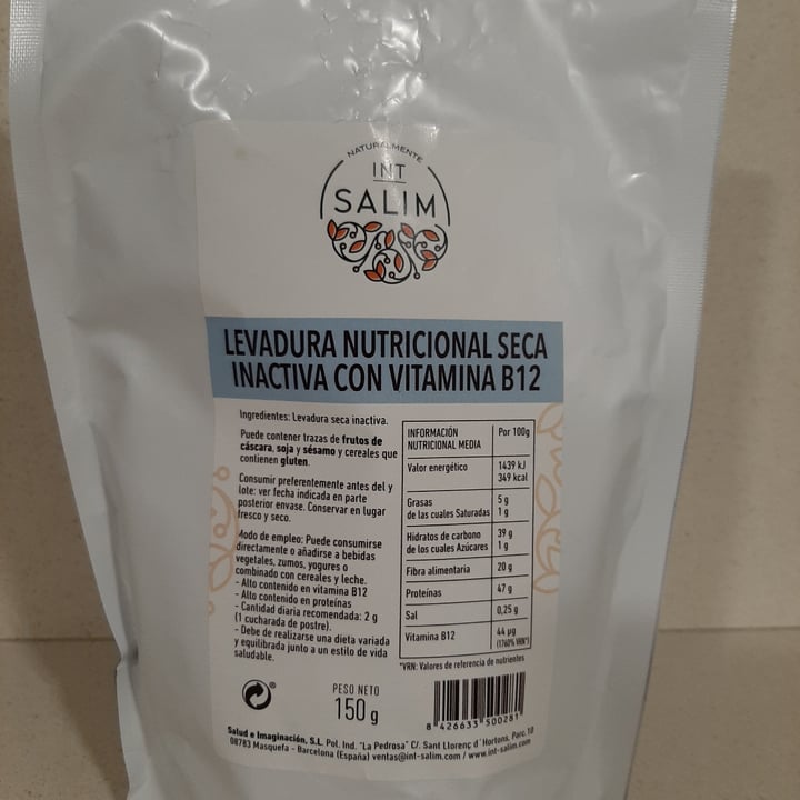 photo of Int-Salim Levadura nutricional shared by @mini on  10 Dec 2021 - review