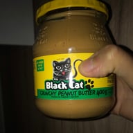 Black  cat crunchy peanut butter