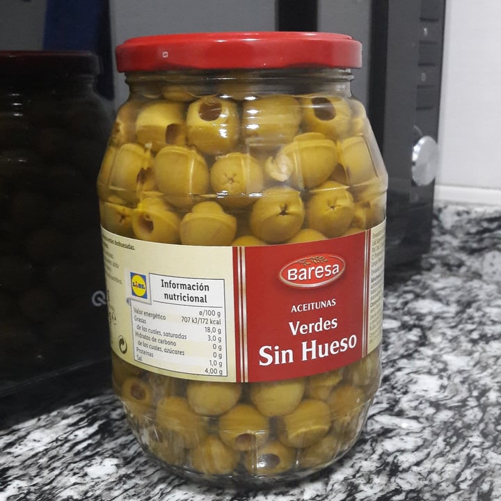 photo of Baresa Aceitunas verdes sin hueso shared by @lauradeep on  07 Jan 2022 - review