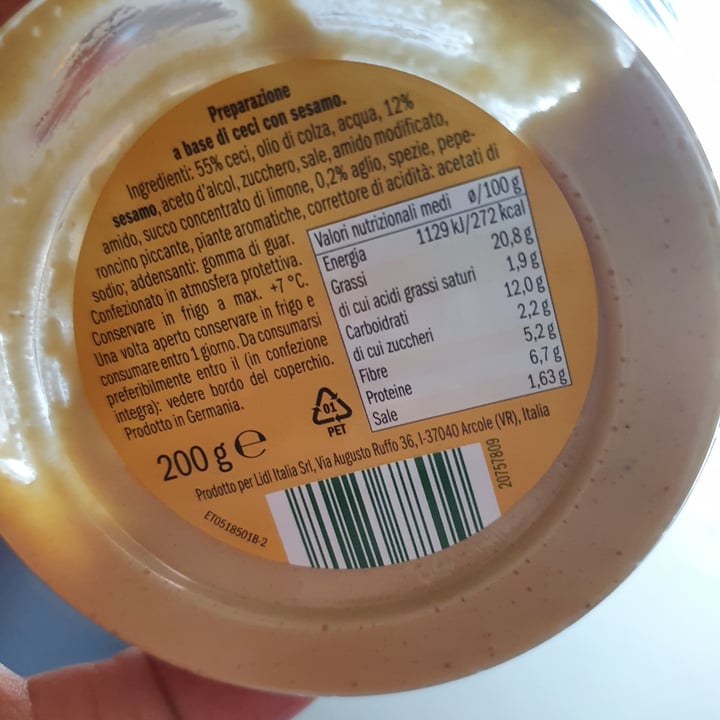 photo of My Best Veggie Hummus classico shared by @mattind on  11 Jun 2022 - review