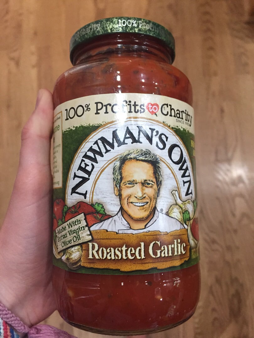 Newman's Own Roasted Garlic Pasta Sauce Reviews abillion
