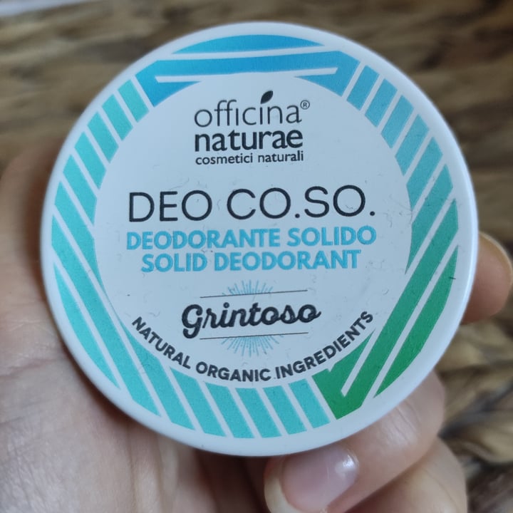 photo of Officina naturae Deo Co.So. Deodorante Solido Grintoso shared by @syliza on  29 Jun 2022 - review