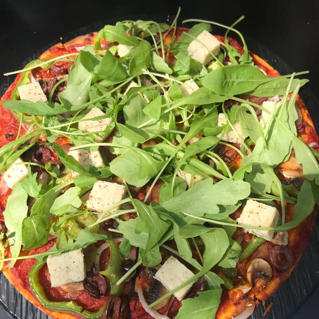 Foto del plato “Greek Pizza”